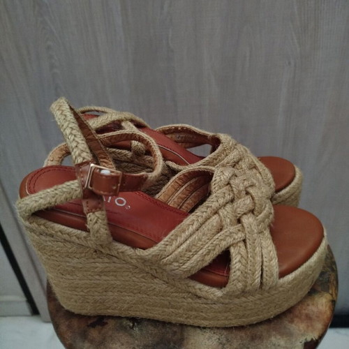 Migato platform sandals used, size 36, beige