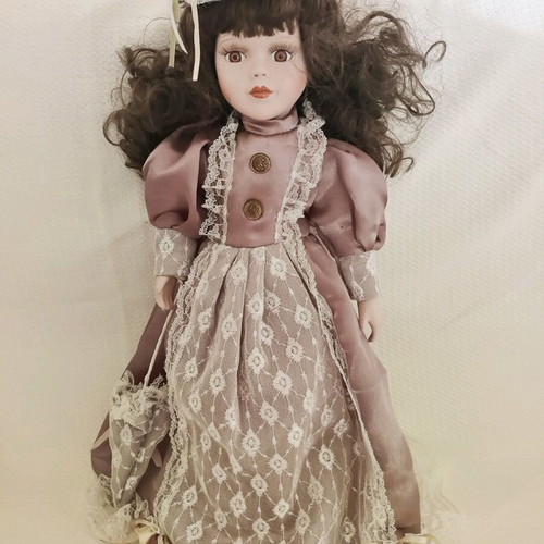 Vintage porcelain dolls used, pack of 5 pieces