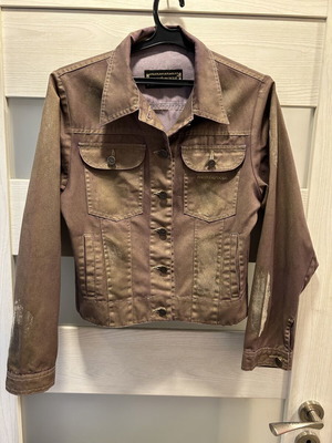 Roccobarocco Jeans vintage set jacket and pants size S/M like new
