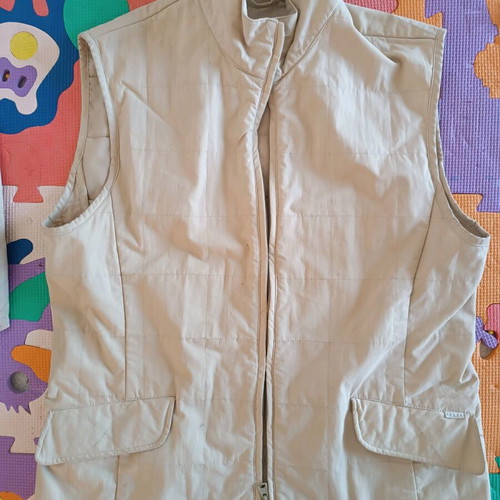 Belfe vintage beige vest like new, size L