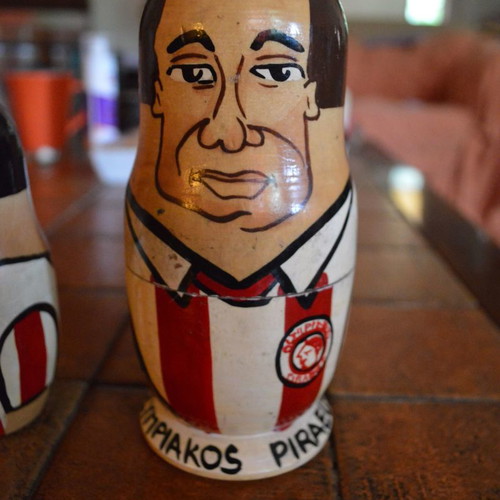 Olympiakos Babushka used, handmade with players