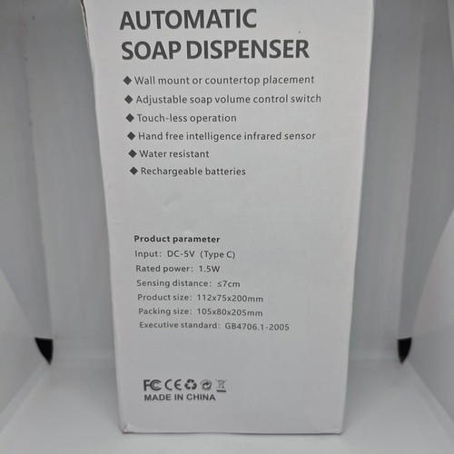 Automatic Touchless Soap Dispenser P11/P11S like new, white minimal design