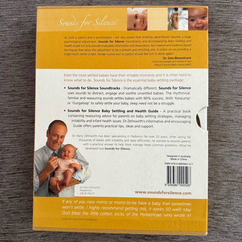 Sounds for Silence Baby Setting Program like new, book and CD
