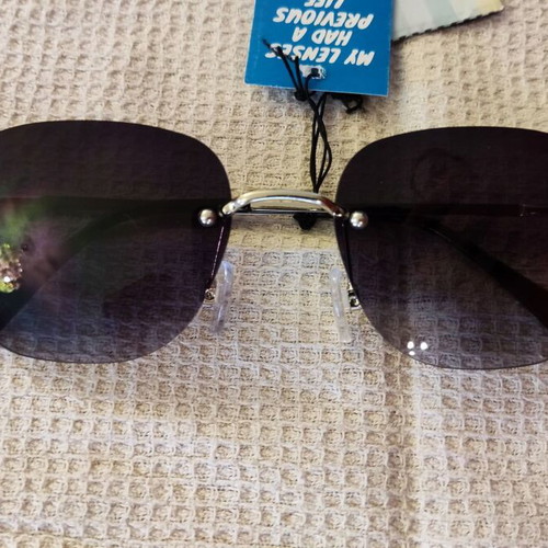 Solo-Solis NDL6025 sunglasses new, silver finish, black degrade lens