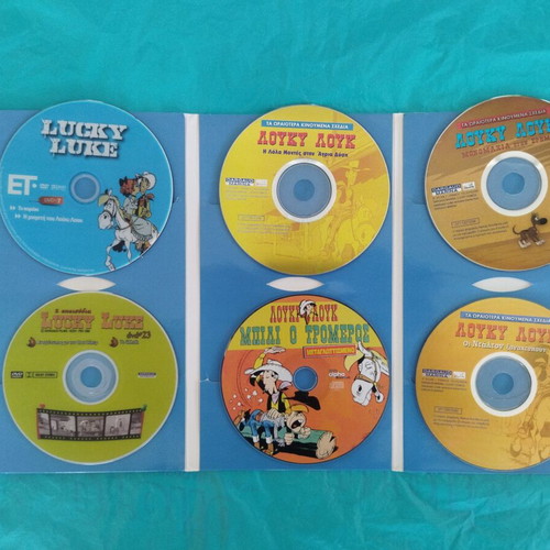 Lucky Luke DVD set used, dubbed animated cartoons