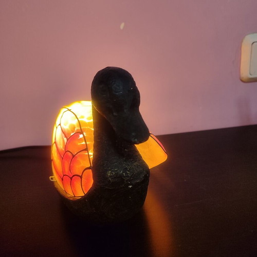 Vintage duck-shaped table lamp like new