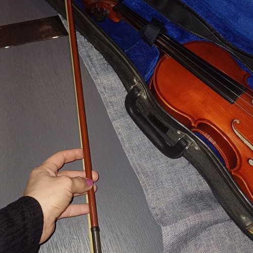 YAMADA 3/4 violin used with case and new strings