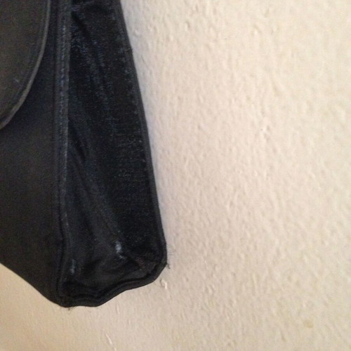 YBC Moda Design crossbody bag vintage used, black