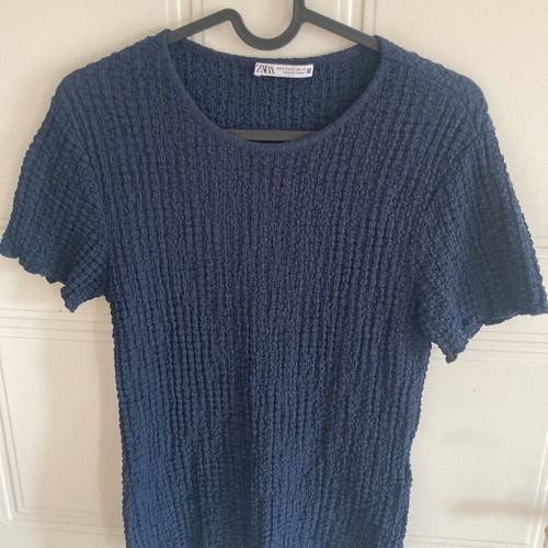 Zara women's blouse like new, blue, size M