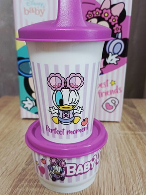 Tupperware Disney Baby set with 250ml cup and 140ml bowl, new