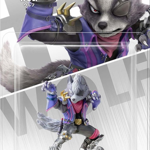 Nintendo Amiibo Wolf No.63 Super Smash Bros figure