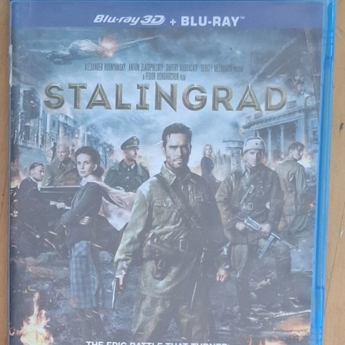 Stalingrad Blu-ray 3D + Blu-ray set like new with Greek and Bulgarian subtitles