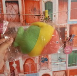 Bath sponge in fish shape new with soft texture