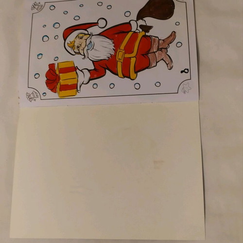 Christmas coloring book used with 24 pages