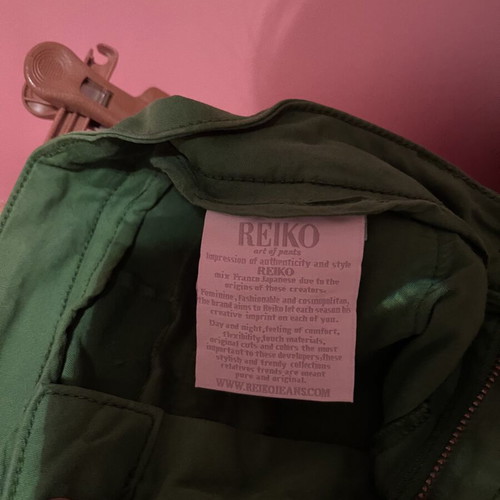 Reico Chino Pants like new, green, size S
