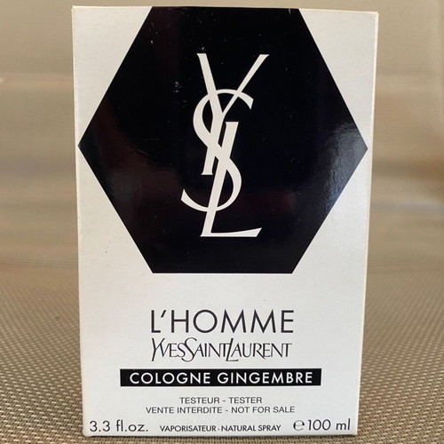 Yves Saint Laurent L'Homme Cologne Gingembre 100ml tester like new