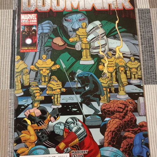 Marvel Doomwar comic series used, complete set