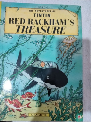 Red Rackham's Treasure comic book like new, English