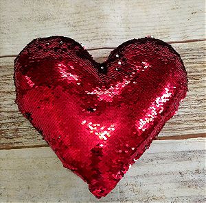 Διακοσμητικό μαξιλάρι *Σχήμα καρδιάς*.