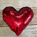  Διακοσμητικό μαξιλάρι *Σχήμα καρδιάς*.