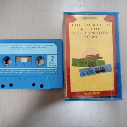 The Beatles At The Hollywood Bowl cassette tape like new 1977