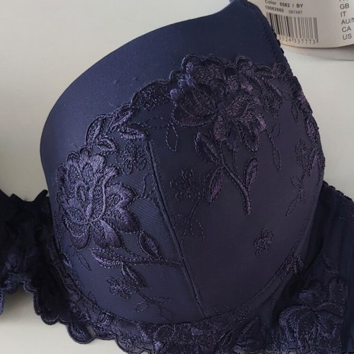 Triumph Sexy Angel WHU Push-Up Bra Dark Blue 80C New with Tags