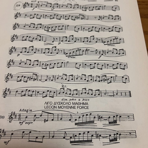 Melodic Exercises Solfege by A. Reuchsel Volume 4