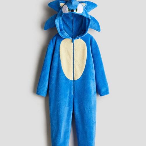 Sonic Hedgehog φόρμα για 8-10 ετών καινούργια, άσπρο και μπλε