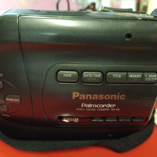 Panasonic VHS-C NV-S6 camera used with charger and cables