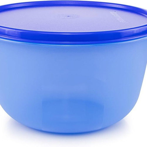 Tupperware Modular Bowl 2L with Blue Lid new