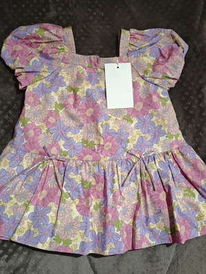 Zara Kids Floral Summer Dress New, Size 86cm 1.5 Years