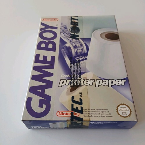Gameboy print paper new, sealed by Nortec