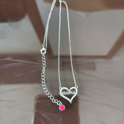 Anna Maria Mazaraki 925 silver necklace "Mama" with zirconia