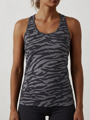 H&M sports top black and grey like new, size Large