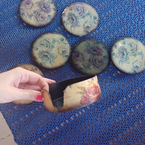 Coasters with faded color