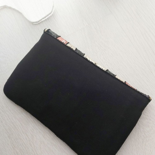 Biju Brigitte envelope bag new with chain and sequins