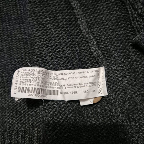 Pull & Bear wool cardigan gray size L like new