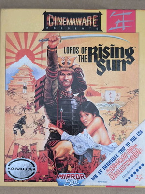 Lords Of The Rising Sun for Amiga like new, complete in box