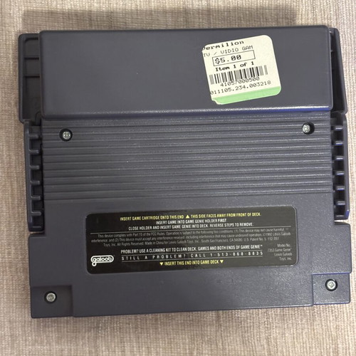 Super Nintendo SNES Game Genie by Galoob