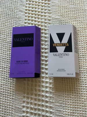 Valentino Born in Roma και Vendetta δείγματα Eau de Parfum, σετ 2