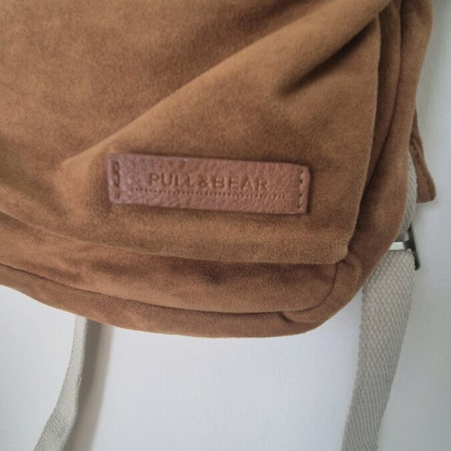 Backpack Pull & Bear πλάτης ταμπά σουέντ σαν καινούργιο