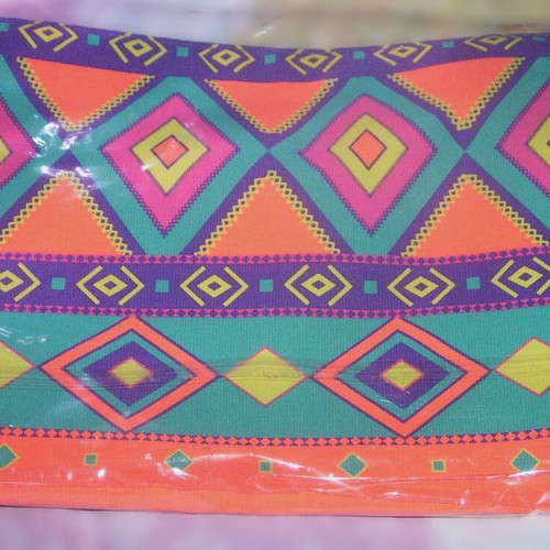 Tecnoskin women's toiletry bag new, colorful with purple lining