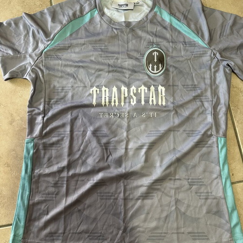 Trapstar Jersey new, grey and blue, large