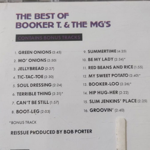 Booker T And The MG's Best Of CD used, blues