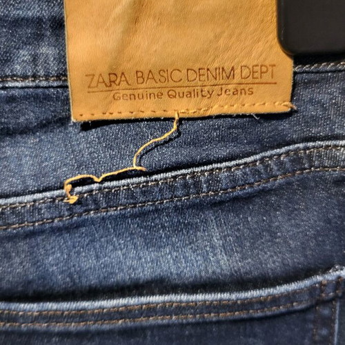 Zara women's blue jeans used, size 36