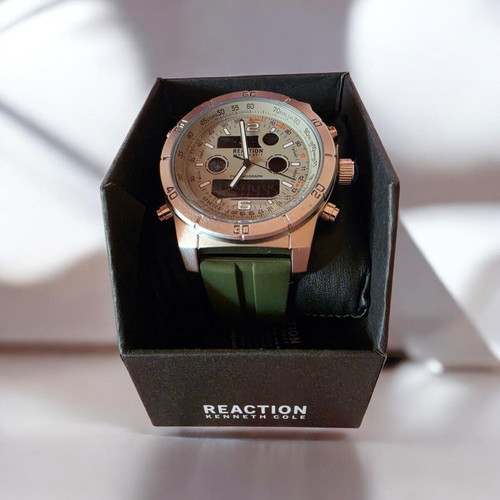 Reaction by Kenneth Cole men's watch new beige
