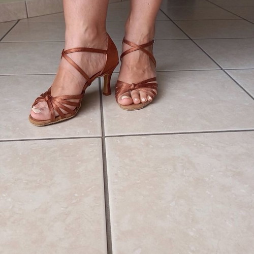 Godance dance shoes used, size 39, beige