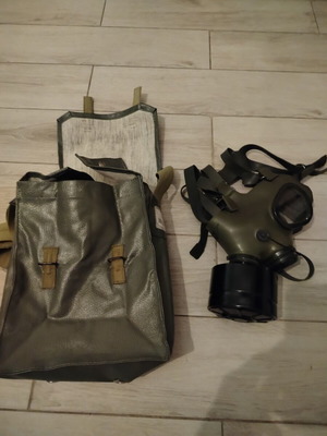 M85 Chemical Warfare Mask Romanian Army new with bag and filter