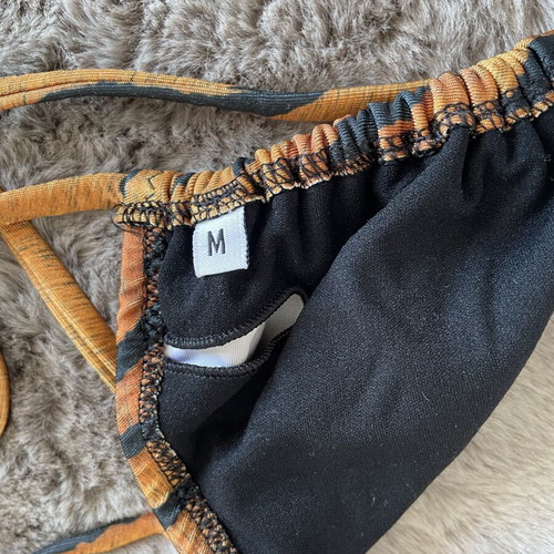 SunsetGo bikini medium, like new, brown and turquoise