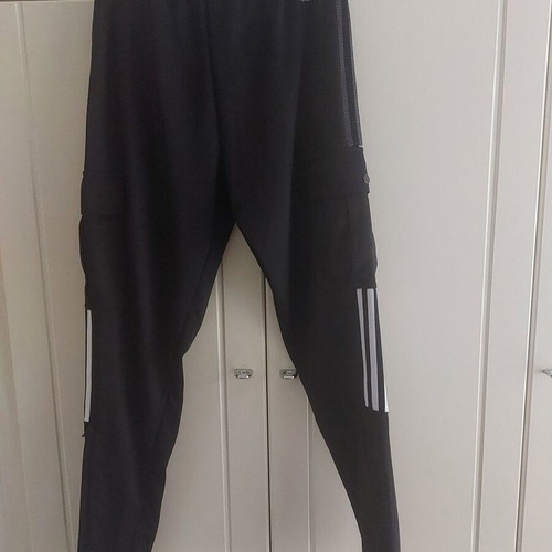 Adidas sports pants size S like new, black and white